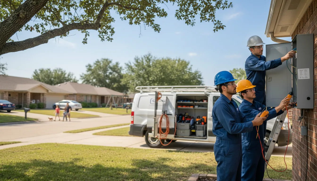 Certified electrician providing emergency electrical services in Patrick Afb, FL